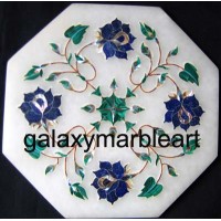 marble inlay tile oct  7" TP-705